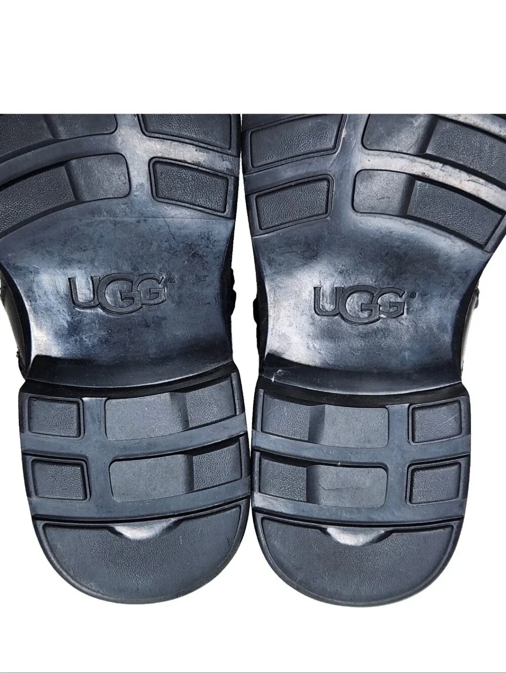 UGG Event Waterproof Motorcycle Boots Sz 9 Leather Harness Zip 1003402 Sheepskin